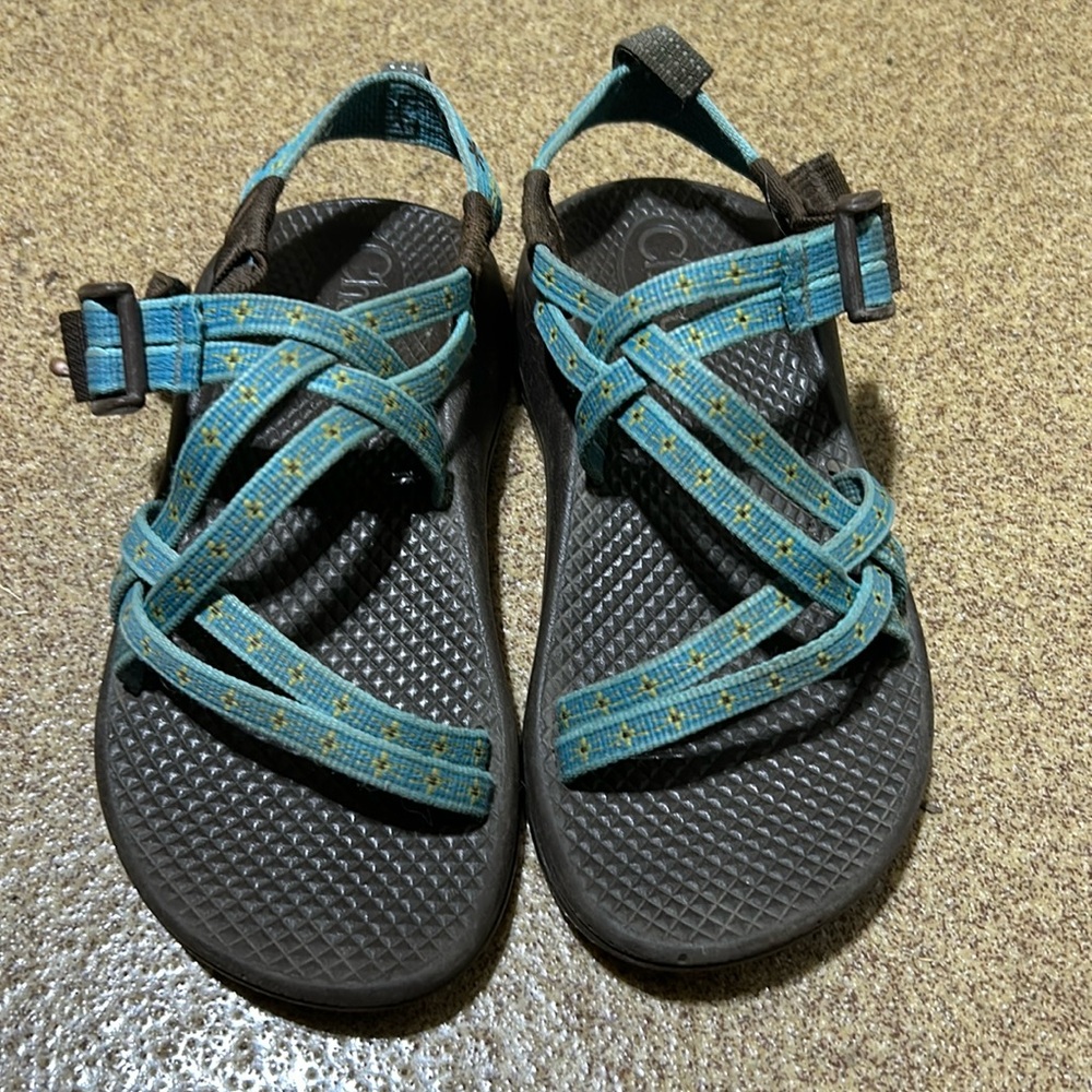 Chaco brand sandal light blue size 1